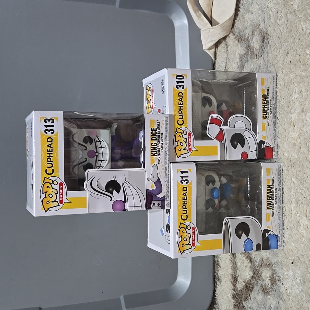 Cuphead pop figures